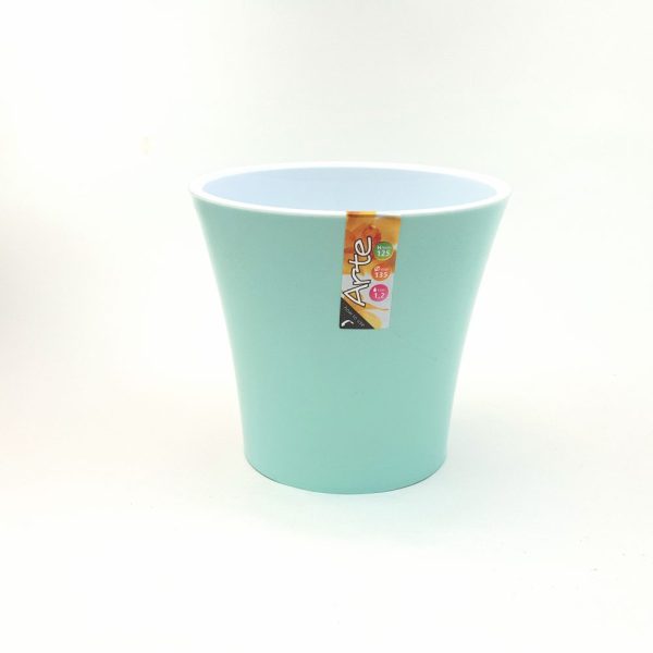 Ghiveci Santino Arte - menta-alb 1.2 litri (13.5cm) - imagine 7