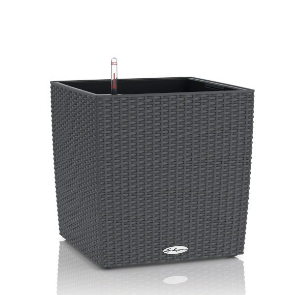 Lechuza Cube Cottage - All in One Set - Granit 30 cm