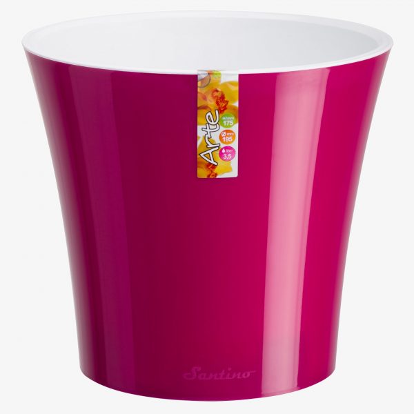 Ghiveci Santino Arte - liliac-alb 1.2 litri (13.5cm) - imagine 7