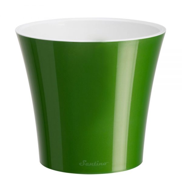 Ghiveci Santino Arte - verde-auriu-alb 3.5 litri (19.5cm)