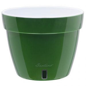 Ghiveci  Happy Plants Asti - Verde - Auriu - Alb 1.4 litri (12 cm)