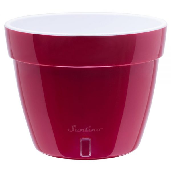 Ghiveci Santino Asti - rosu-alb 4 litri (20cm)