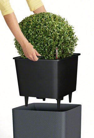 Lechuza Cube Color Puro surface - All In One Set - Alb 35 cm - imagine 5