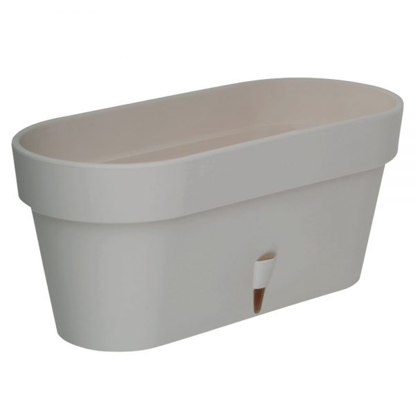Ghiveci Santino Window Box Latina - gri 6.7 litri (39.5cm)
