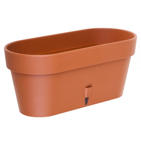 Ghiveci Santino Window Box Latina - teracot 6.7 litri (39.5cm)