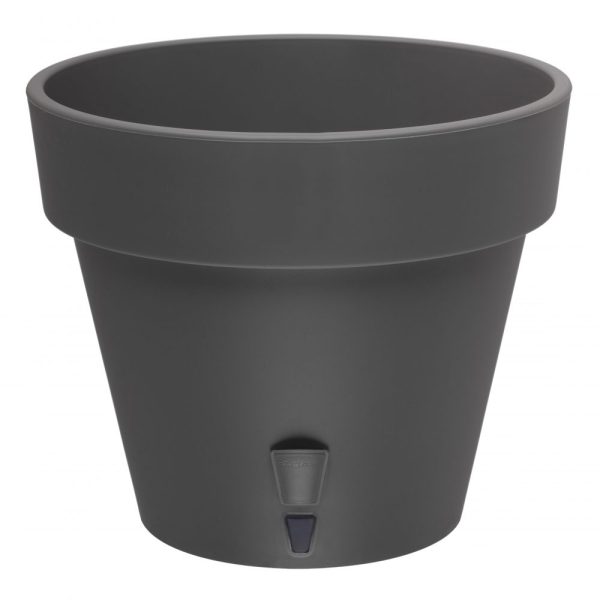 Ghiveci Santino Latina - antracit 2.5 litri (17.5cm) - imagine 1