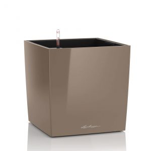 Lechuza Cube Premium - All in One Set - Taupe lucios 40 cm