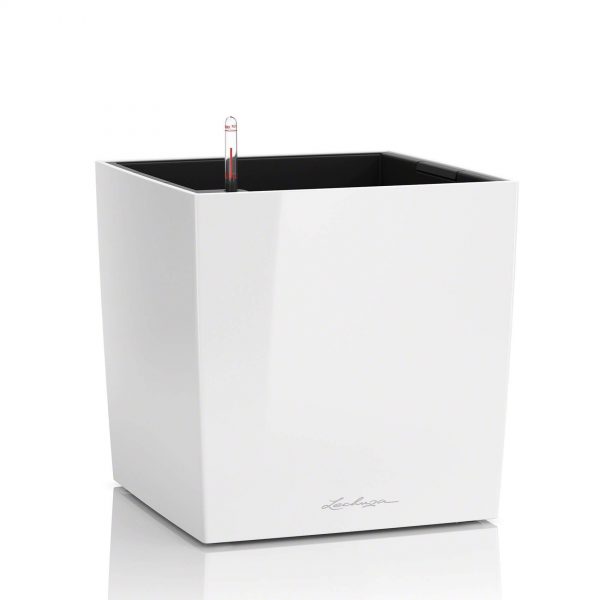 Lechuza Cube Premium - All in One Set - Alb 30 cm