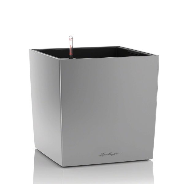 Lechuza Cube Premium - All in One Set - Argintiu 30 cm - imagine 1
