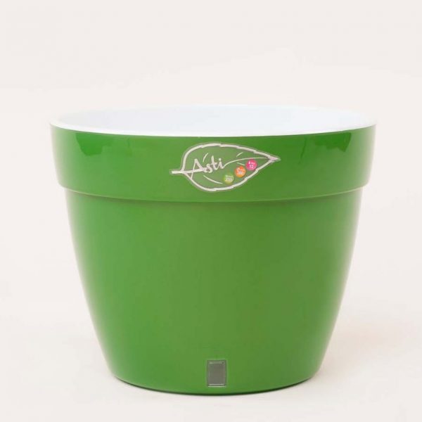 Ghiveci Santino Asti - verde-auriu-alb 12 litri (23cm) - imagine 6