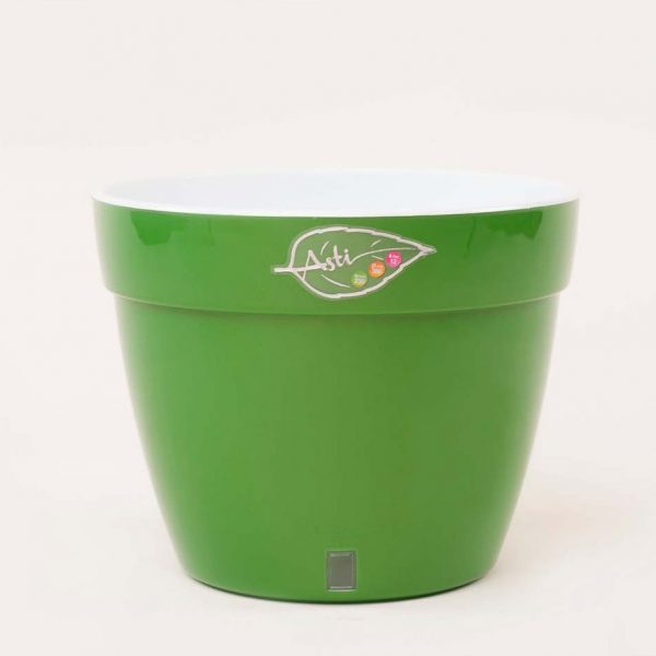 Ghiveci Santino Asti - verde-auriu-alb 6 litri (23.5cm) - imagine 6