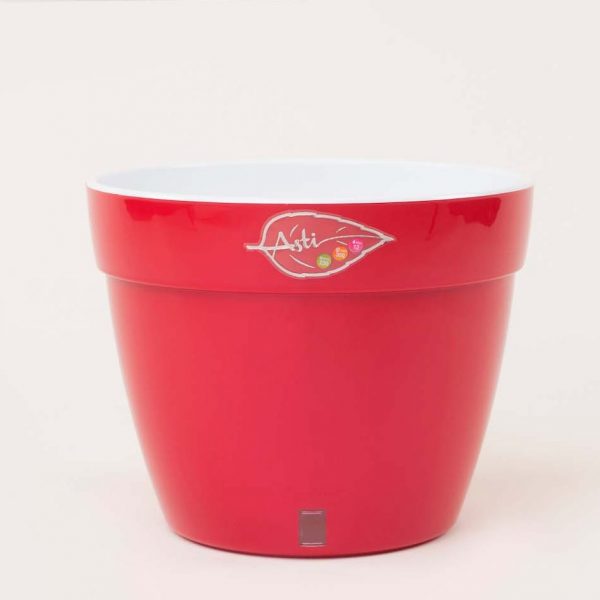 Ghiveci Santino Asti - rosu-alb 6 litri (23.5cm) - imagine 2