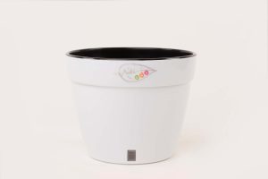 Ghiveci Santino Asti - alb-negru 15 litri (32cm) - imagine 7