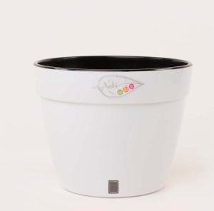 Ghiveci Santino Asti - alb-negru 15 litri (32cm) - imagine 8