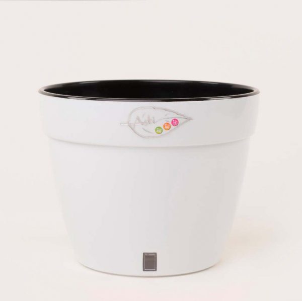 Ghiveci Santino Asti - alb-negru 6 litri (23.5cm) - imagine 6