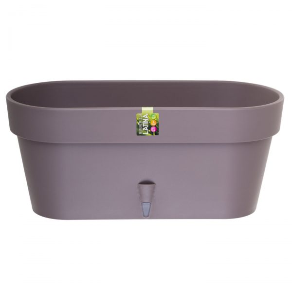 Ghiveci Santino Window Box Latina - gri 6.7 litri (39.5cm) - imagine 4
