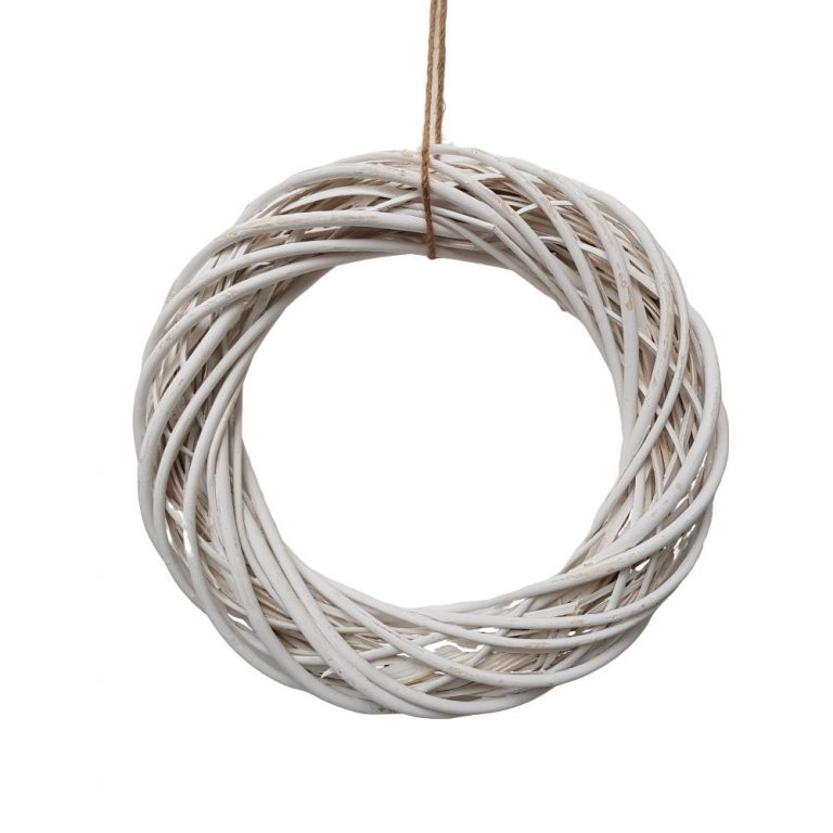 coronita alba 40 cm