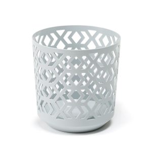 Ghiveci Lamela Aztek - Set planter - Gri cu Roz 25 cm