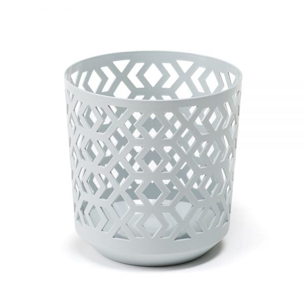 Ghiveci Lamela Aztek - Set planter - Gri cu Roz 25 cm