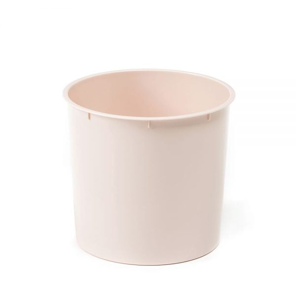 Ghiveci Lamela Aztek - Set planter - Alb cu Roz 25 cm