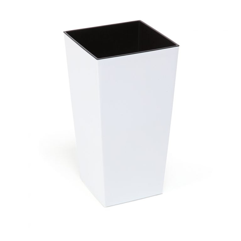 Ghiveci Lamela Finezja -Set planter- Alb