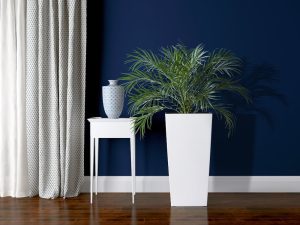 Ghiveci Lamela Finezja -Set planter- Alb 25 cm