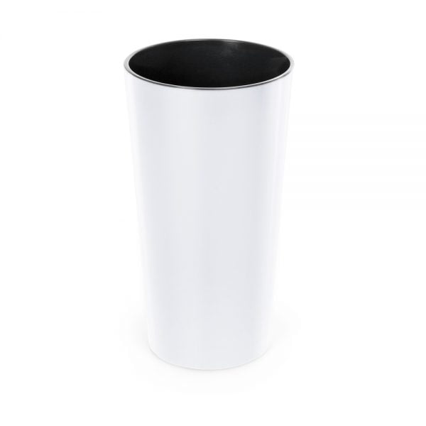 Ghiveci Lamela Lilia-Set planter- Alb 14 cm