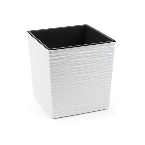 Ghiveci Lamela Juka Dluto - Set planter - Alb 30 cm