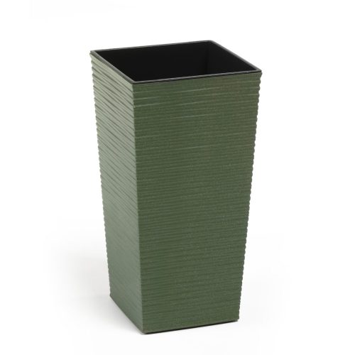 Ghiveci Lamela Finezja Eco Dluto-Set planter-Verde 25 cm