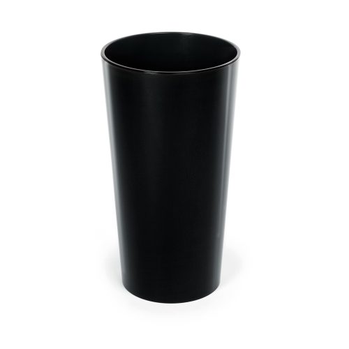 Ghiveci Lamela Lilia-Set planter- Negru 25 cm