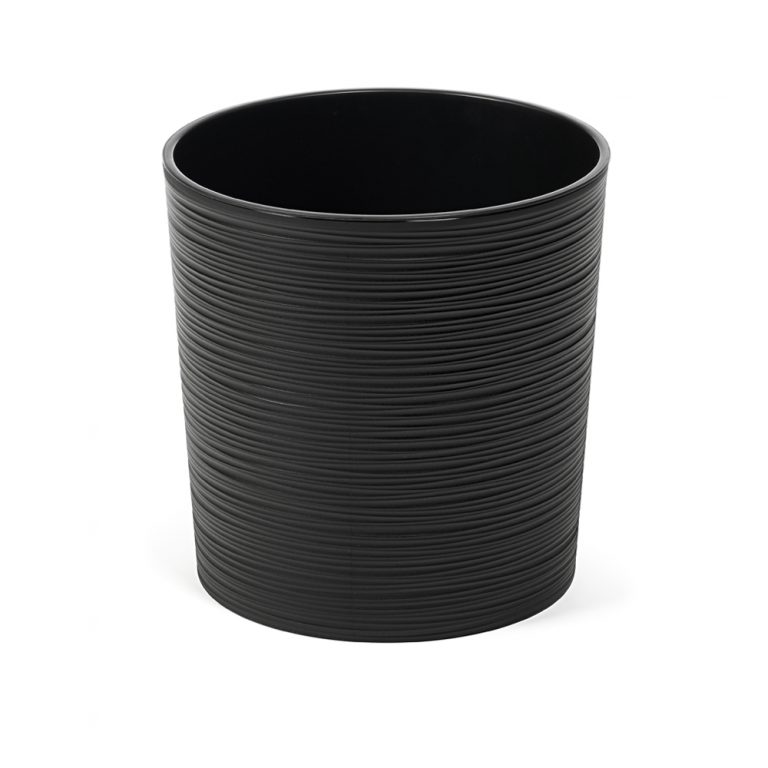 Ghiveci Lamela Malwa Dluto -Set planter- Negru 19 cm