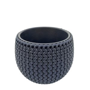 Ghiveci bol Prosperplast Splofy - Antracit 18 cm