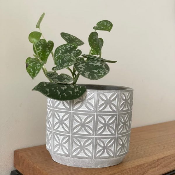 Ghiveci ceramica cilindru etno nr 4