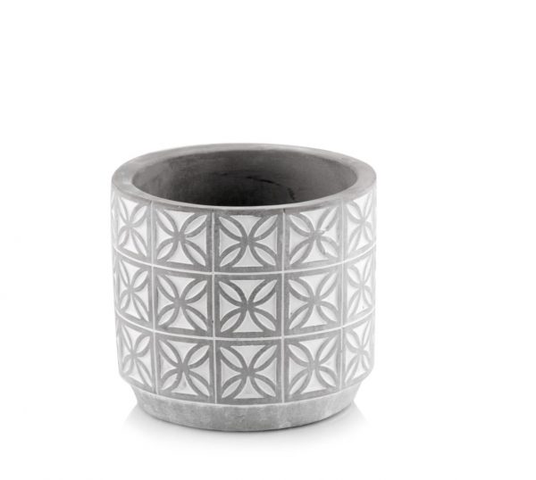 Ghiveci ceramica cilindru etno nr 4
