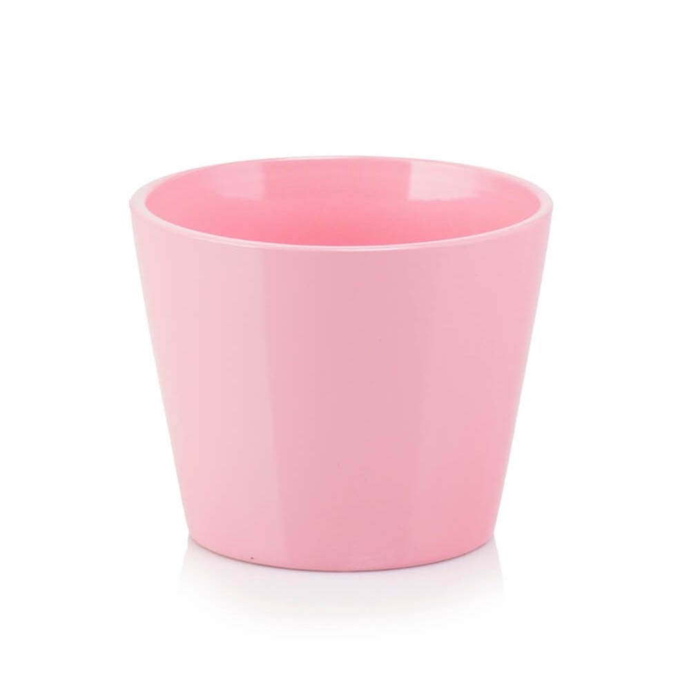 Ghiveci ceramica - Primrose - conic roz deschis 11.5 cm