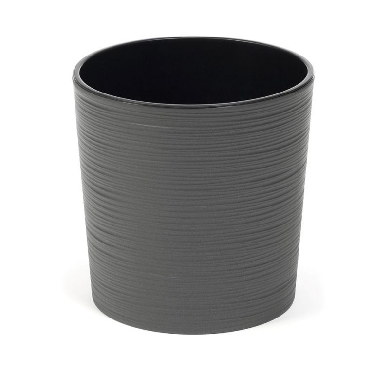 Ghiveci Lamela Malwa Dluto -Set planter - Grafit Metalic
