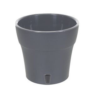 Ghiveci Happy plants Dali - antracit mat 11 cm (0.6 litri)