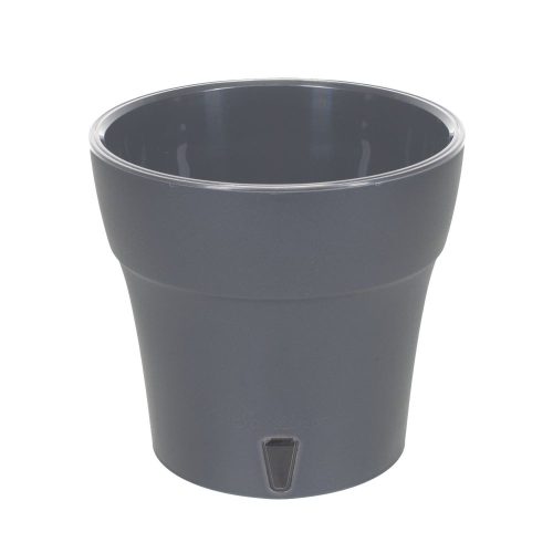 Ghiveci Happy plants Dali - antracit mat 11 cm (0.6 litri)