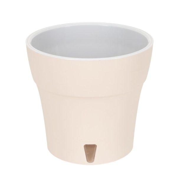 Ghiveci Happy plants Dali - Crem -Gri 11 cm (0.6 litri)