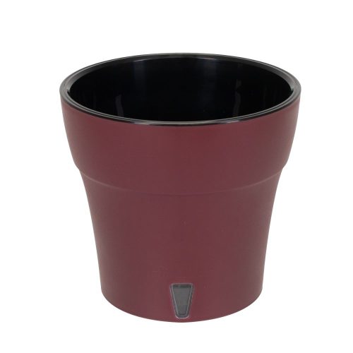 Ghiveci Happy plants Dali - Cordovan Rosu - Negru 11 cm (0.6 litri)