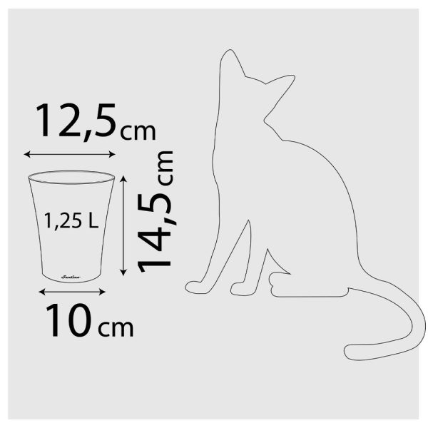 Ghiveci Happy Plants  Arte- Dea Transparent 1.2 litri (14.5 cm) - imagine 8