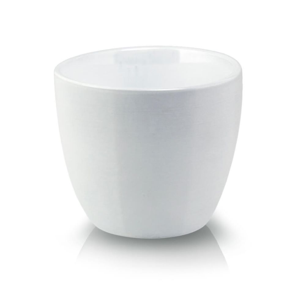 Ghiveci ceramica - mic - Alb